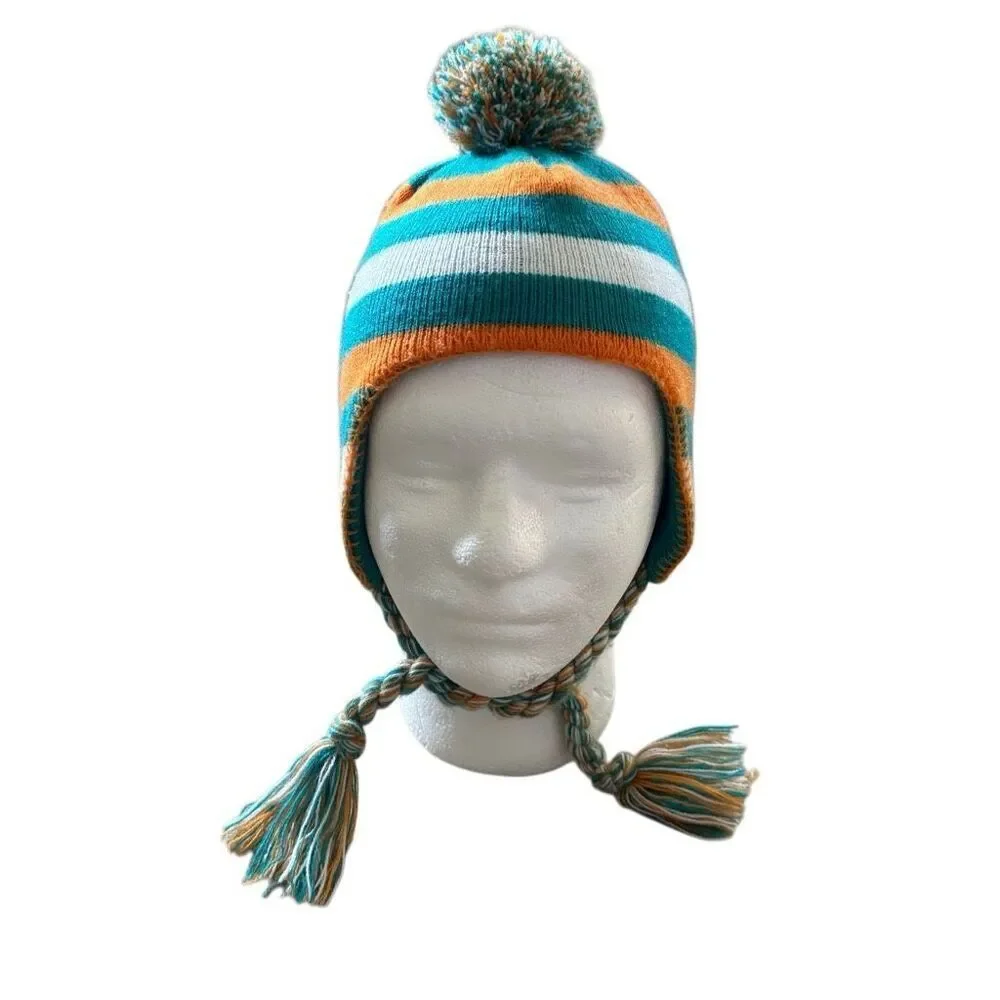 Miami Dolphins Kid’s Knit Cap With Pom